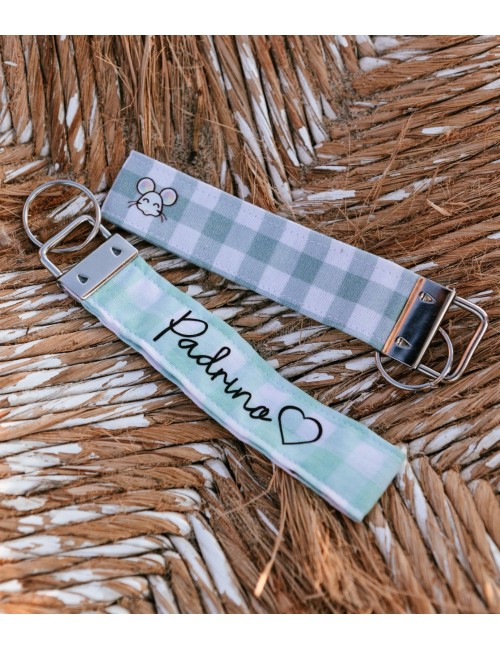 Llavero de tela personalizado