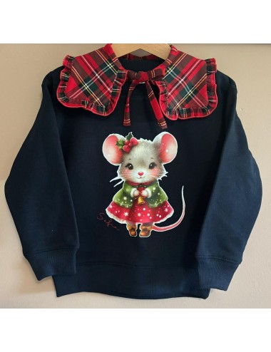 Sudadera navideña ratita