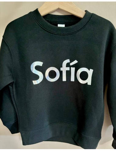 Sudadera negra iridiscente