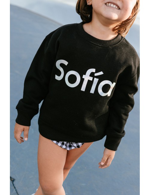 Sudadera negra iridiscente