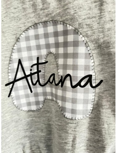 Sudadera vichy gris